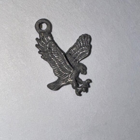 Pewter Flying Eagle Pendant - Picture 1 of 16